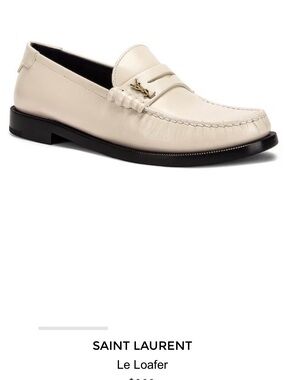 Spectacular nearly new Saint Laurent summer loafer